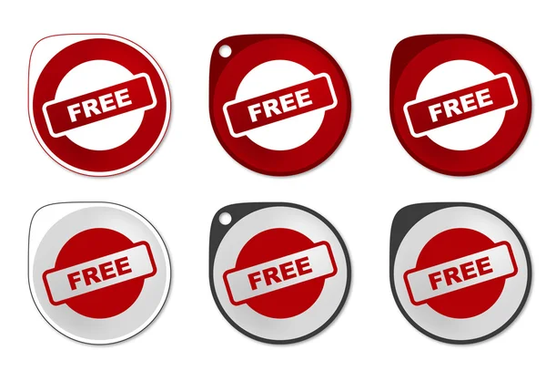 Free Sticker — Stock Vector