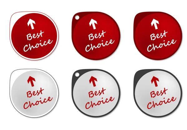Best Choice round sticker — Stock Vector