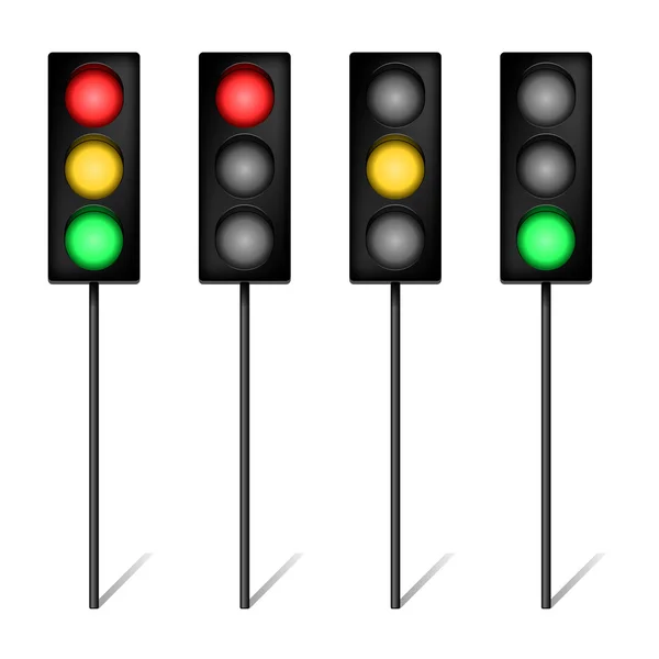 stock vector Traffic lights