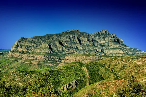 Montserrat dağ (Catalonia) Stok Fotoğraf