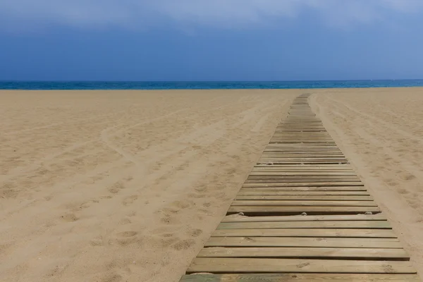 stock image Sand and wood