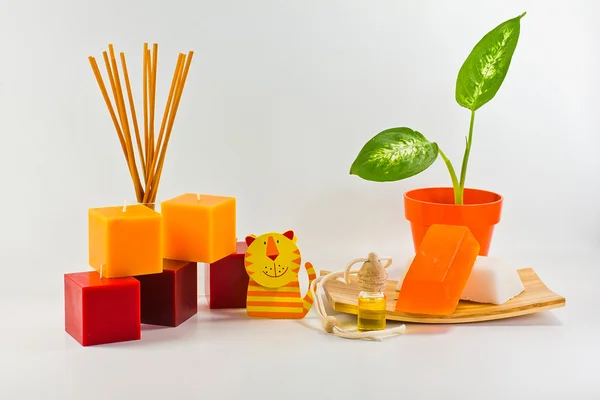 Çocuk için turuncu dekorasyon