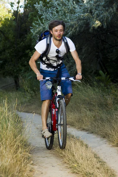 Unusual cycling — Stock Photo, Image