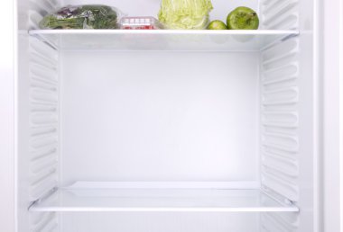 Half-empty fridge clipart