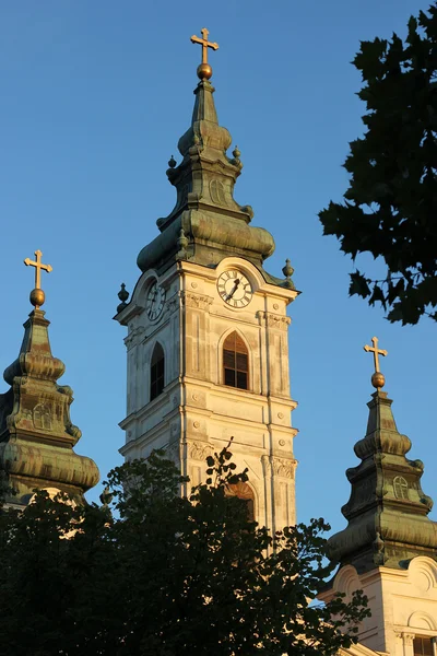 Ortodoxa kyrkan med tre torn — Stockfoto