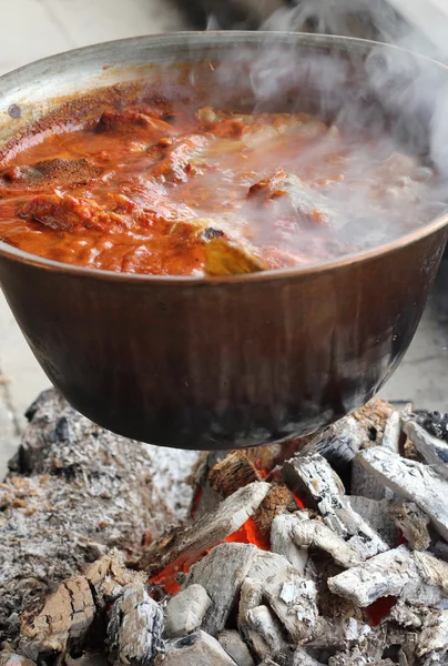 stock image Cooking Fish Soup