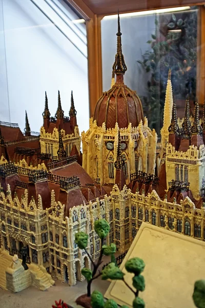 Modelul clădirii, făcut cu marțipan — Fotografie, imagine de stoc