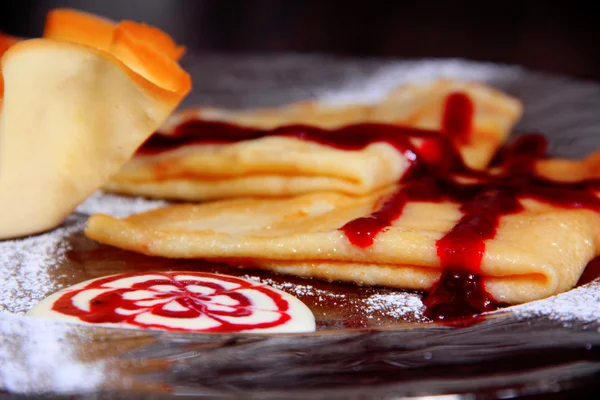 stock image Dessert on a plate