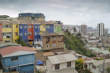 Views of Valparaiso, Chile clipart