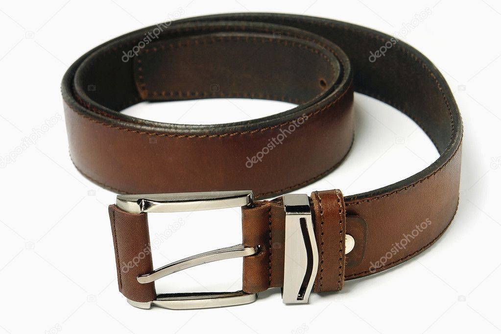 Leather strap isolated