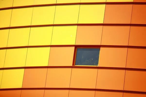 Pared abstracta con ventana — Foto de Stock