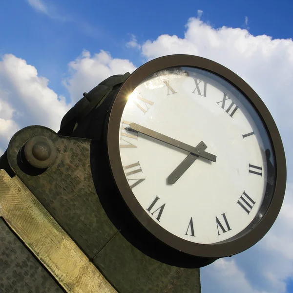 stock image Old clock outdoor