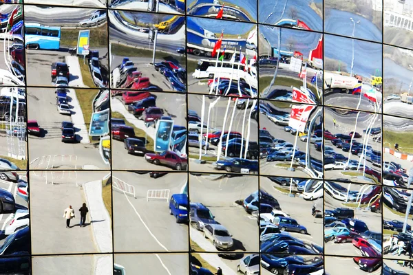 Abstracte parkeren — Stockfoto
