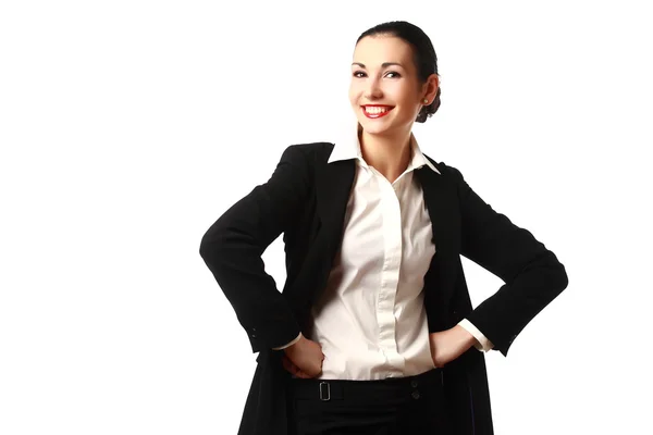 Happy successful business woman — Stock Photo, Image