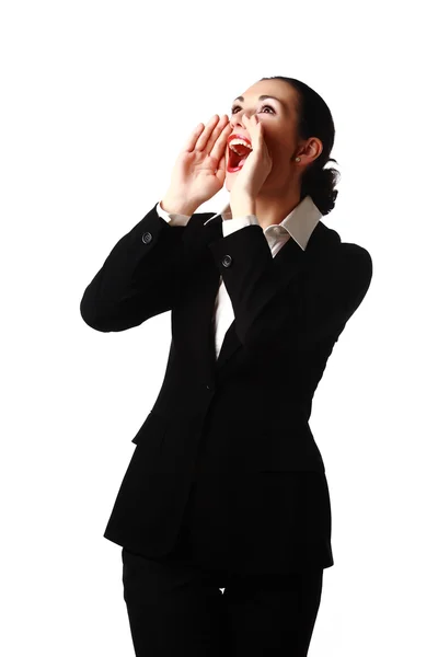 Mulher de negócios chorando — Fotografia de Stock