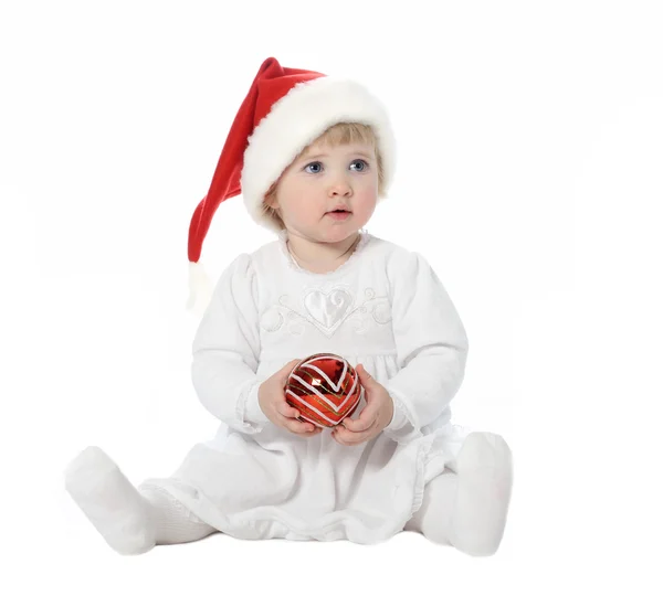 Santa şirin bebek — Stok fotoğraf