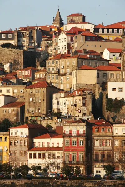 De huizen van de Ribeira, porto Stockfoto