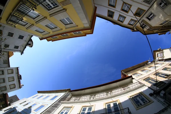 stock image Coimbra street houses