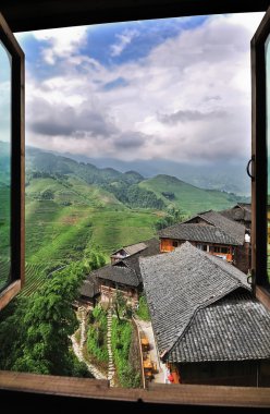 pirinç terasları, guilin, Çin