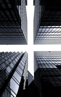 Skyscraper Crossroads Hong Kong clipart