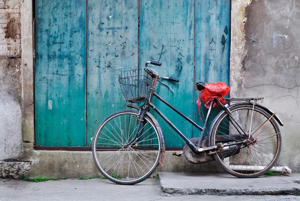 Oude chinese fiets — Stockfoto