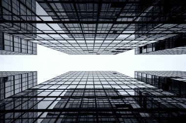 Glass Skyscraper Background, Hong Kong clipart