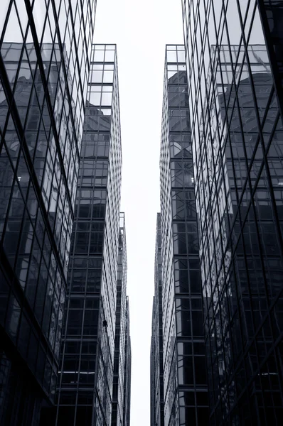 Grattacieli per uffici in vetro, Hong Kong — Foto Stock