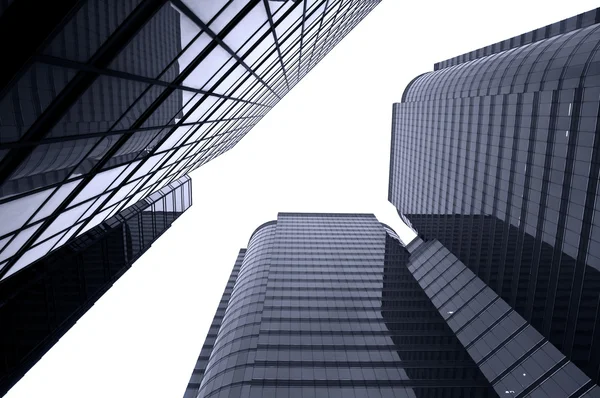 Glas commerciële gebouwen, hong kong — Stockfoto