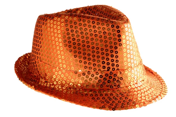 stock image Orange paillette hat