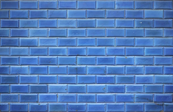 stock image Detail of Portuguese blue glazed tiles