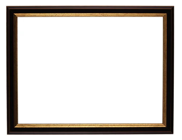 Brown and golden photo frame — Stock Photo, Image