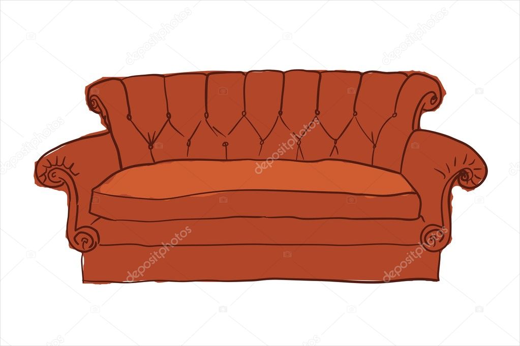 Download Friends sofa — Stock Vector © analizarte #9461903