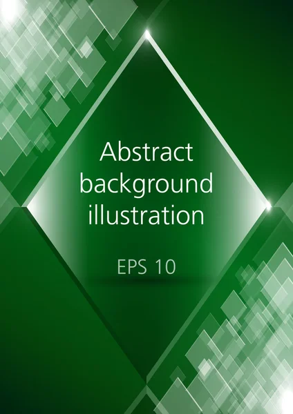 stock vector Abstract shining rectangles green vector background