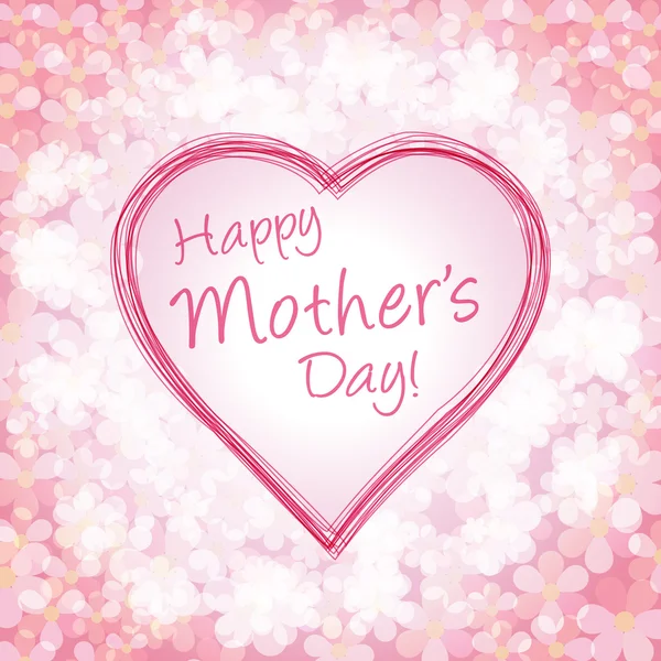 Happy Mother 's Day Hintergrund, Vektorillustration — Stockvektor