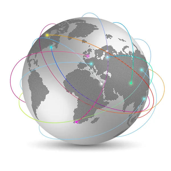 Globala internetkoncept — Stock vektor