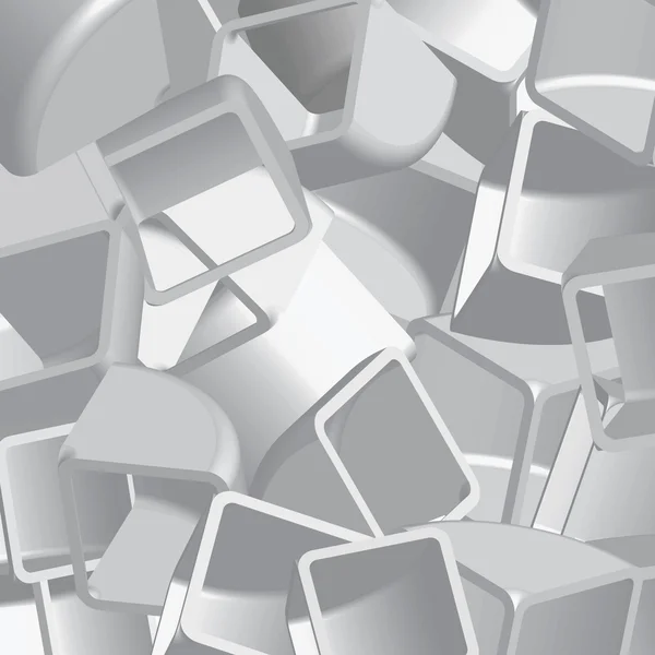 Abstract 3d illustration of cubes — Stock Photo, Image