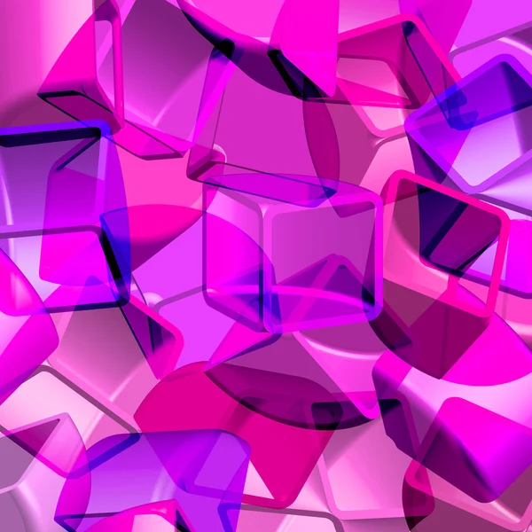 Abstracte 3d illustratie van kubussen — Stockfoto