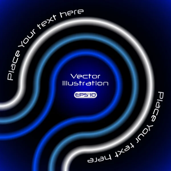 Néon fond abstrait — Image vectorielle
