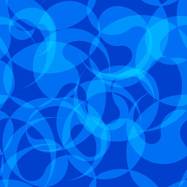 Blaues nahtloses abstraktes Muster — Stockvektor