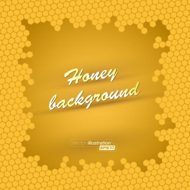 Vector honey background clipart