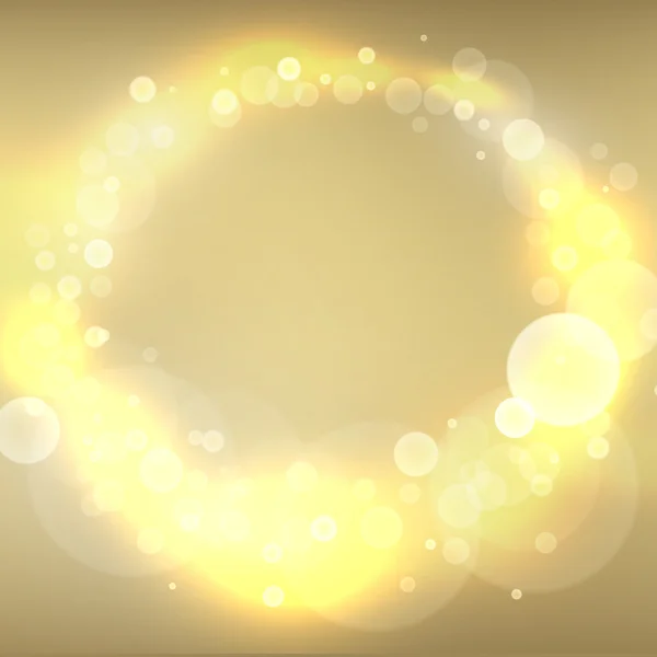 抽象闪光金色圆形背景 — 图库矢量图片
