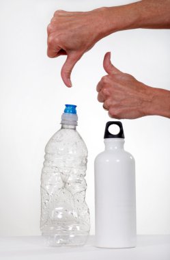 Water bottles clipart