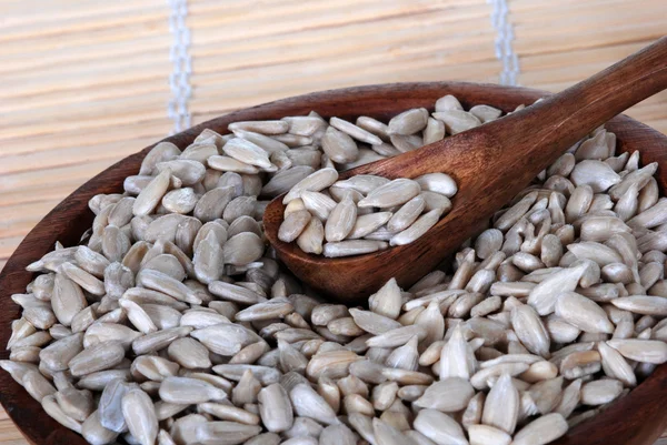 Sunflower seeds, shelled — Stock Photo, Image
