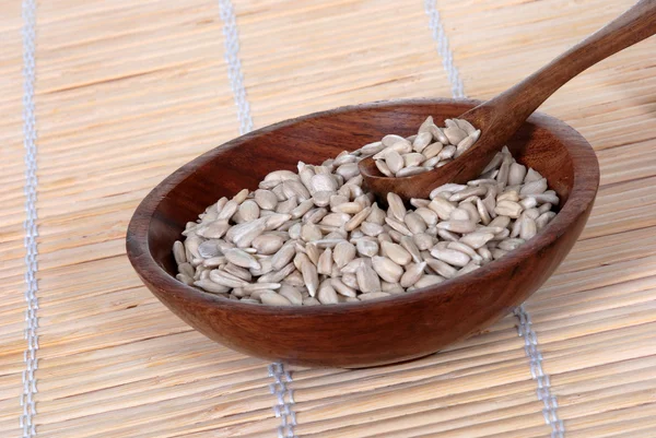 Sunflower seeds, shelled — Stock Photo, Image