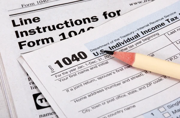 US Tax Forms Лицензионные Стоковые Изображения