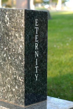 'Eternity' gravestone clipart