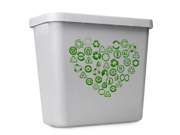 Papelera de reciclaje — Foto de Stock