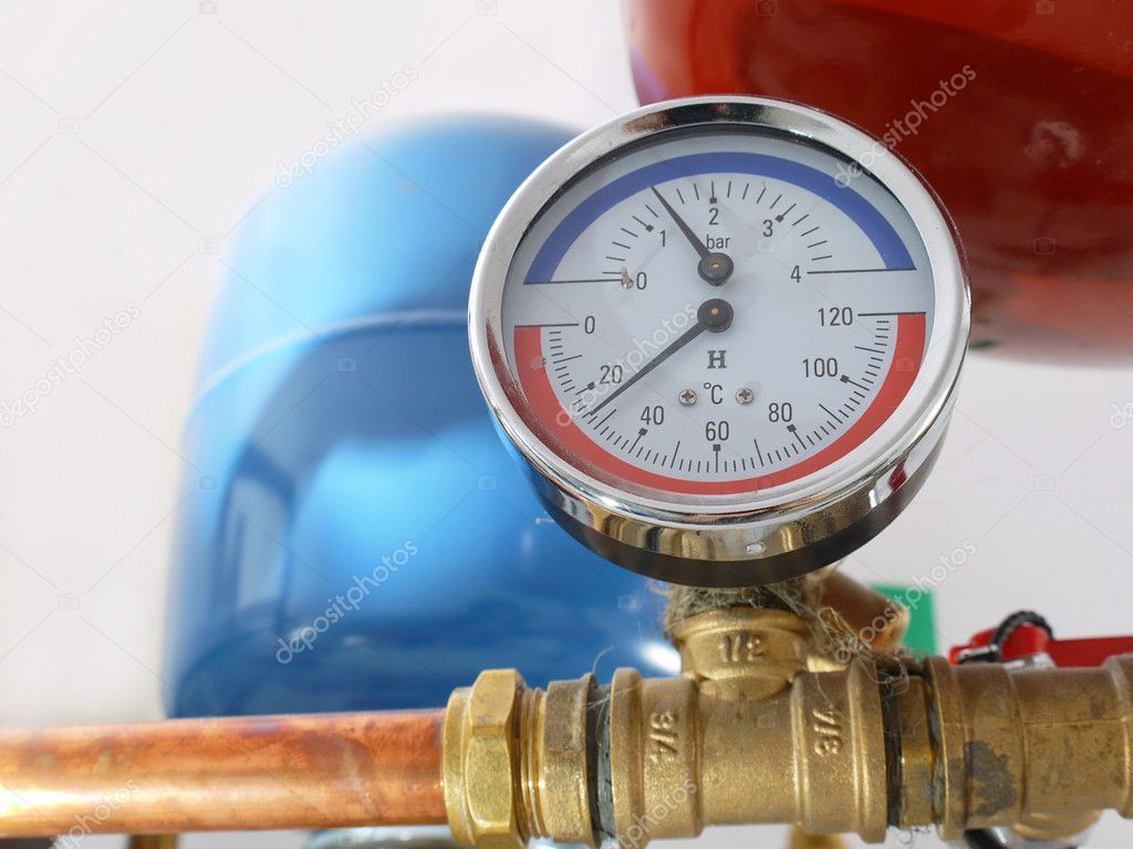 Temperature and pressure gauge
