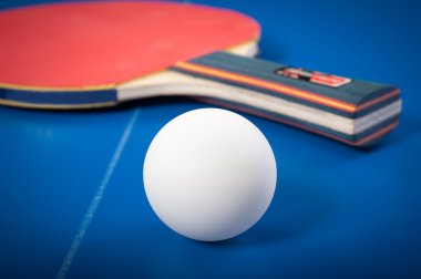 Equipment for table tennis clipart