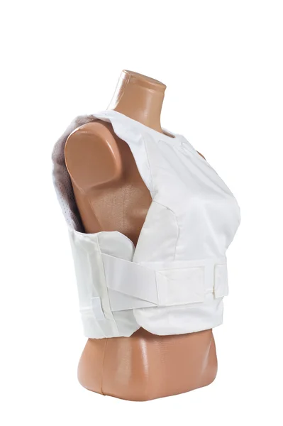 White bulletproof vest — Stock Photo, Image
